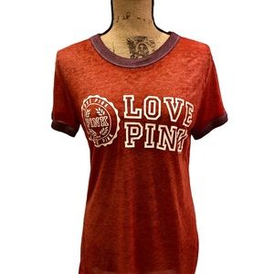 Pink Victoria’s Secret short sleeve shirt size XS
